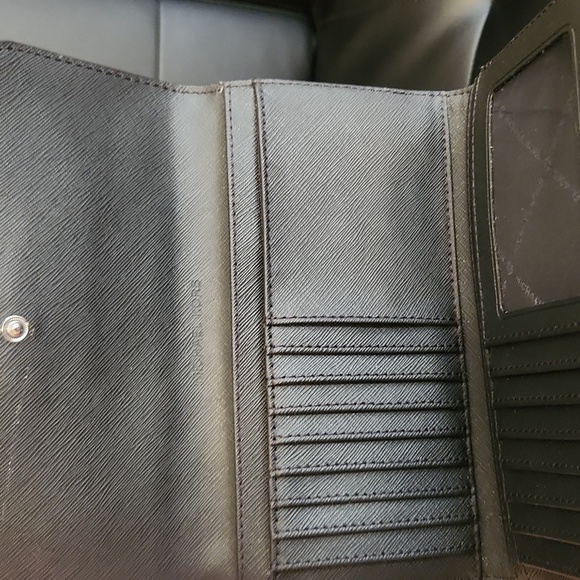 Michael Kors Black Textured Clutch - Picture 2 of 5